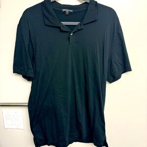 NWOT - James Perse - LUXE LOTUS JERSEY POLO - Black - 2/Medium